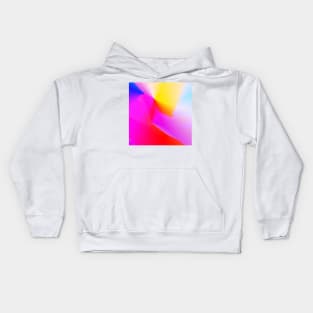 red yellow blue pink abstract texture Kids Hoodie